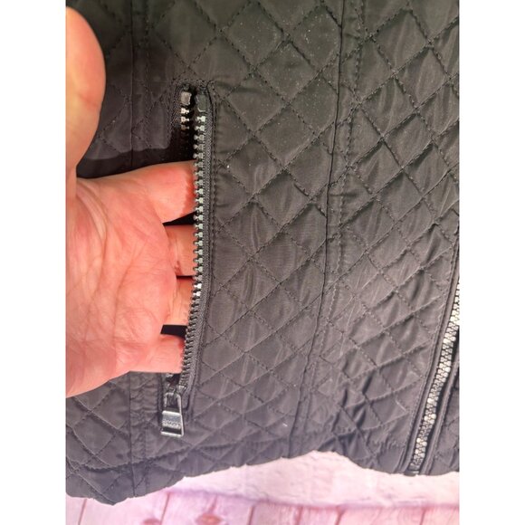 Calvin Klein Womens Quilted Hooded Jacket With Zipper Pockets & Front Zip Closur - Picture 10 of 15